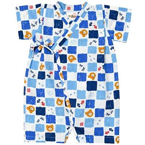 ミキハウス ホットビスケッツ (MIKIHOUSE HOT BISCUITS) 甚平オール 72-7506-971 S(1-3歳)cm 白,子供用,甚平,