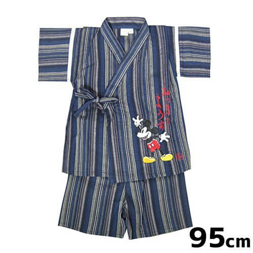 ミッキー 甚平スーツ (ベビー服) ネイビー 95cm (ミッキーマウス) ディズニー ベビー用品,子供用,甚平,