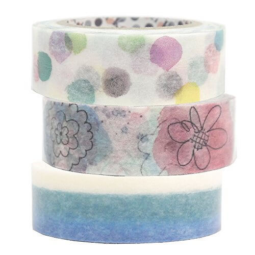 シール堂 Shinzi Katoh マスキングテープ 3巻セットZ1 ks-mt-12022,手作り,うちわ,