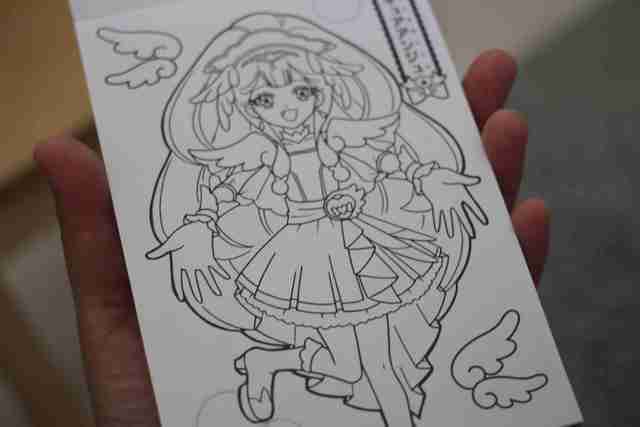 キュアアンジュ ぬりえ ダイソー,プリキュア,ダイソー,