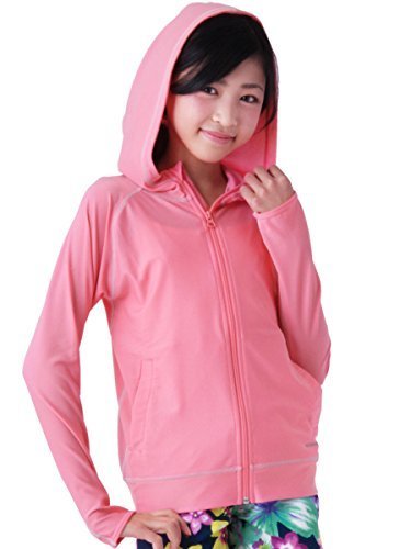 KICKS(キックス) 全20色柄 キッズ ラッシュガード パーカー KJR-210 COL 120サイズ 長袖 UVカット UPF50 + 指穴つき 子供用 ラッシュパーカー こども用 ジュニア 水着,ラッシュガード,キッズ,