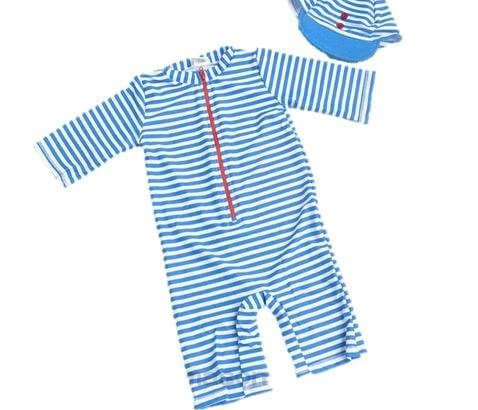 水着 ラッシュガード 子供 ベビー 男の子 帽子付 2点セット (100cm(3T)),ラッシュガード,キッズ,
