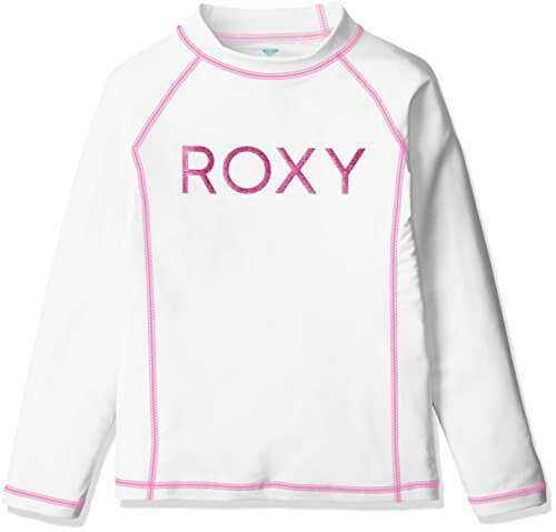 (ロキシー)ROXY ラッシュガード MINI RASHIE L/S TLY171062 [ガールズ] TLY171062 WHT WHT 140,ラッシュガード,キッズ,