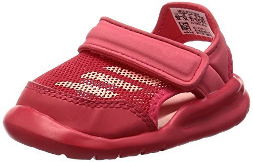 [アディダス] サンダル BABY FortaSwim I コアピンク S17/ヘイズコーラル S17/コアピンク S17 13.0(13cm) (現行モデル),ベビーサンダル,女の子,