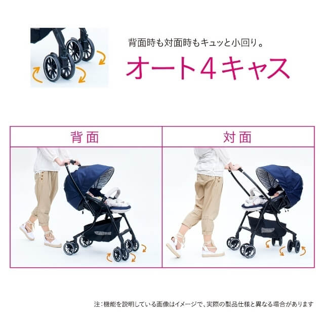 ベビーカーの動きの様子,コンビ,ベビーカー,