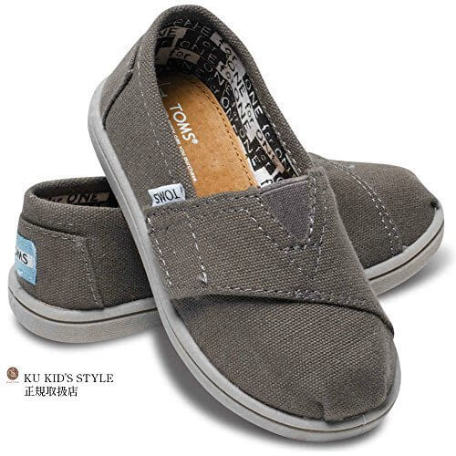 トムス タイニー キャンバス クラシックス TOMS Tiny Classics ベビー 【12cm】【13cm】【14cm】【15cm】【16cm】【17cm】【子供靴】 (14cm_[T7], 06．アッシュ),子供用,スリッポン,