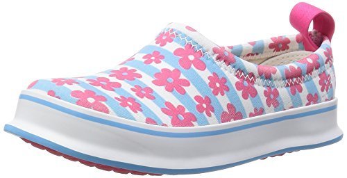 [スキッポン] SKIPPON スキッポン フラワーボーダー SKP-0044-17 SX (サックス/17),子供用,スリッポン,