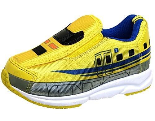 [プラレール] PLARAIL TOMY スリッポン 新幹線 ドクターイエロー 運動靴 子供 (18cm, 16167【イエロー】),子供用,スリッポン,