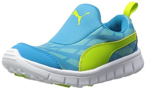 [プーマ] PUMA スニーカー Puma Bao Slipon Kids 188598 01 (アトミック ブルー/ブルー アトール/ライム パンチ/17.0),子供用,スリッポン,