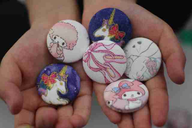 くるみボタン 手作りキット ダイソー 100均 アレンジ,100均,くるみボタン,