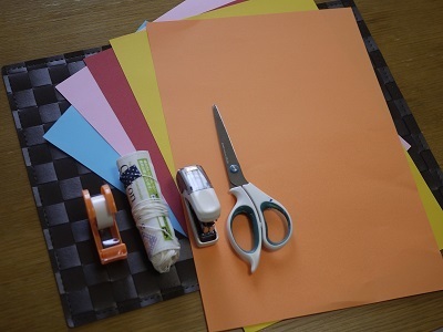 文房具,ガーランド,作り方,