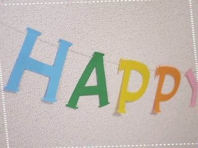 パステルカラーのアルファベット文字,ガーランド,作り方,