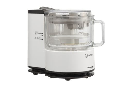 TESCOM PureNatura フードプロセッサー ホワイト TK440-W,みじん切り,チョッパー,
