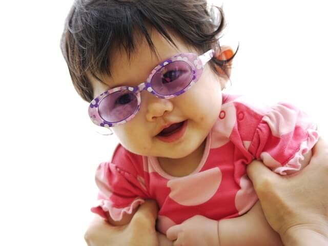 サングラスをかけた赤ちゃん,赤ちゃん,サングラス,