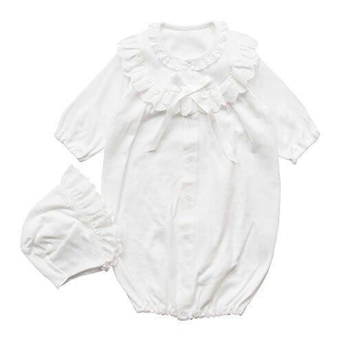 春秋物素材 お宮参りセレモニー用ベビードレス お帽子付き2点セット（31523）,セレモニードレス,人気,おすすめ