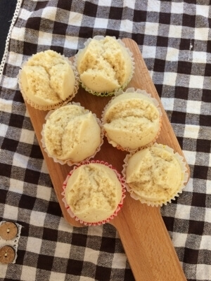 フライパンで簡単きな粉蒸しパン【離乳食】 ,フライパンパン ,レシピ ,簡単