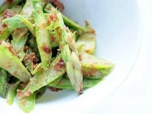 お弁当に！レンジで簡単アスパラのおかかあえ ,お弁当,アスパラ,