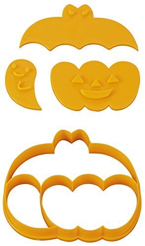 貝印 × COOKPAD 一度にたくさん抜けるかわいいクッキー型 コウモリ・カボチャ・おばけ DL-8001,ハロウィン,クッキー,