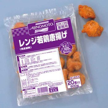 味の素 業務用 レンジ若鶏唐揚げ 1袋(600g),お弁当,冷凍食品,