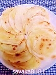 おやつに♪スイートポテトのパリパリ♯餃子の皮挟み,お弁当,冷凍食品,