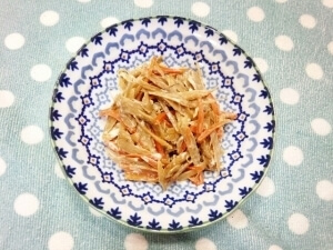 きんぴらごぼうdeツナサラダ,お弁当,冷凍食品,