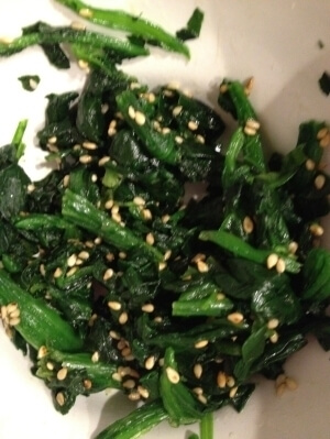 お弁当に☆ほうれん草の簡単ナムル ,お弁当,冷凍食品,