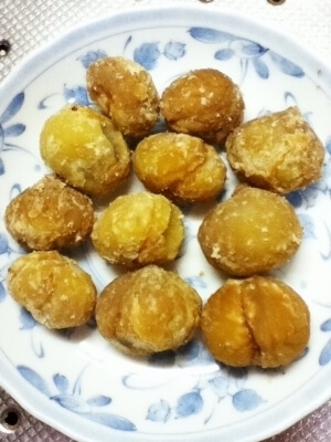 圧力鍋で簡単☆栗の茹で方,離乳食,栗,