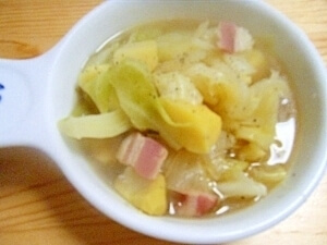 栗入り野菜スープ,離乳食,栗,