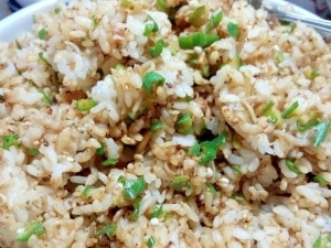 オクラご飯第2段　オクラとちりめんじゃこの混ぜご飯,レシピ,オクラ,