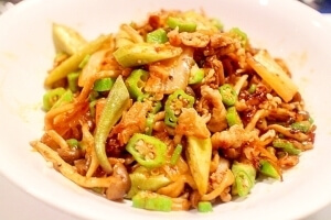 分量が簡単！労わりおかず♪オクラたっぷり豚キムチ,レシピ,オクラ,