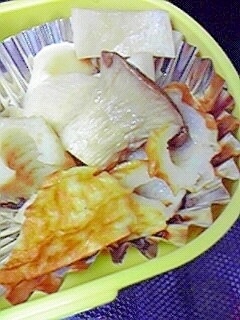 お弁当に☆エリンギとちくわのおだし煮♪,お弁当,ちくわ,