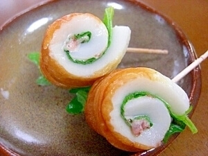 竹輪*大葉と梅マヨ巻き,お弁当,ちくわ,