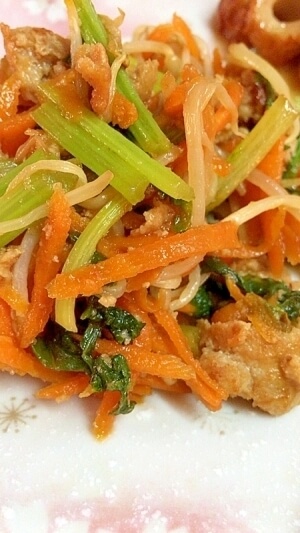 ミートボールで野菜炒め,お弁当,ミートボール,