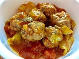 子供も大好き！ミートボールのトマトソース煮,お弁当,ミートボール,