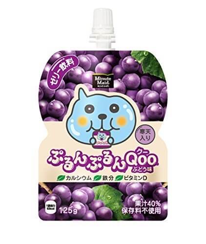 コカ・コーラ ミニッツメイド ぷるんぷるんQoo ぶどう味 125g パウチ×6本,海水浴,持ち物,