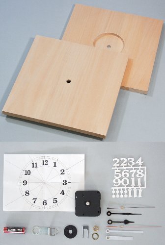 夏休み 冬休み 工作キット ワッツタイム？ 角型（大） 手作り時計,ハンドメイド,時計,