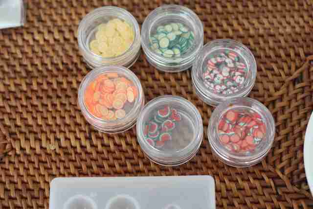 ネイルパーツ フルーツモチーフ セリア 100均,パーツクラブ,指輪,100均