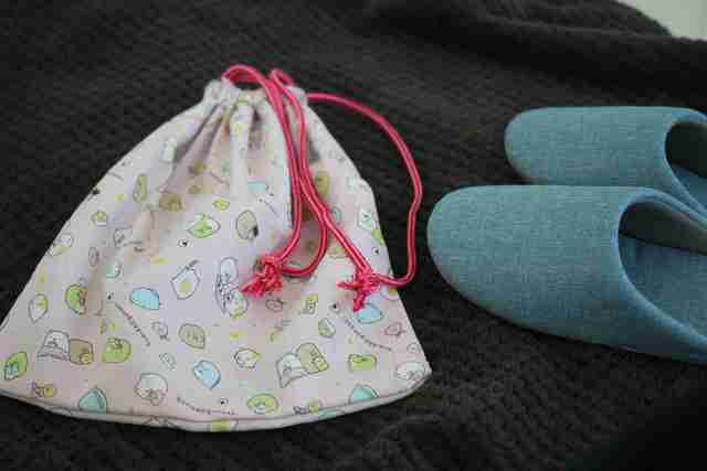 ダイソー ハギレ 巾着 手作り すみっこぐらし,ダイソー,ハギレ,