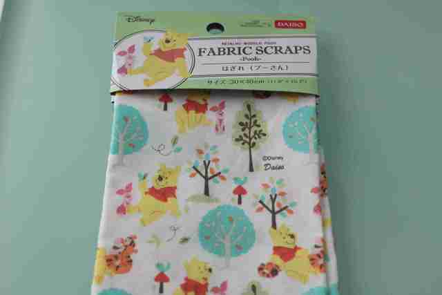 ダイソー ぷーさん ハギレ,ダイソー,ハギレ,