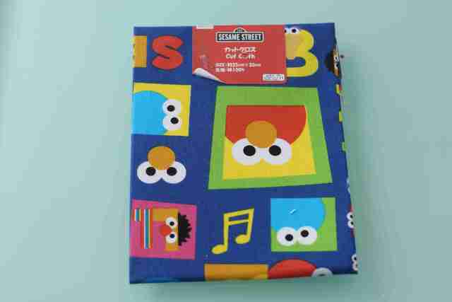 ダイソー セサミストリート ハギレ,ダイソー,ハギレ,