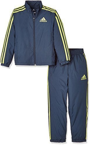 (アディダス) adidas トレーニングウェア ESS ウインドブレーカー上下セット (裏起毛) DUW07 [ボーイズ] DUW07 CG1894 カレッジネイビー/カレッジネイビー J140,キッズ,ウィンドブレーカー,