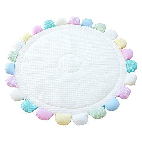 プッパプーポ サニーラグマット 【フラワー】 マルチカラー 新生児から対象 お花型のかわいいプレイマット ギフトにぴったりな花束型パッケージ,赤ちゃん,お昼寝マット,おすすめ