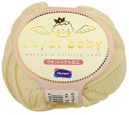 秋冬毛糸 オリムパス製絲 ロイヤル ベビー 40g 108m col.102 1玉,ベビー,ニット帽,編み方