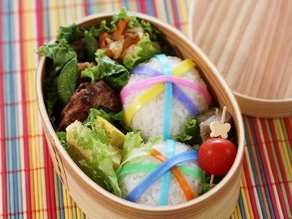 簡単ととしーとの手毬おにぎり,秋,お弁当,