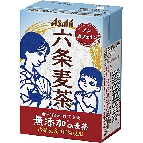 エルビー アサヒ六条麦茶 100ml×18本,ストロー,練習,