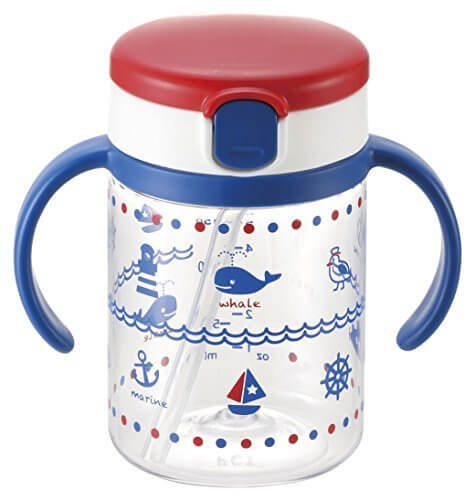 リッチェル Richell アクリア おでかけストローマグ 200ml ネイビーブルー,ストロー,練習,