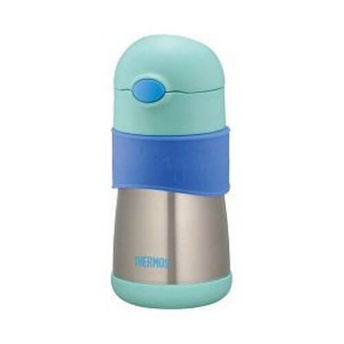 サーモス 真空断熱ベビーストローマグ FFH-290ST ブルー,ストロー,練習,