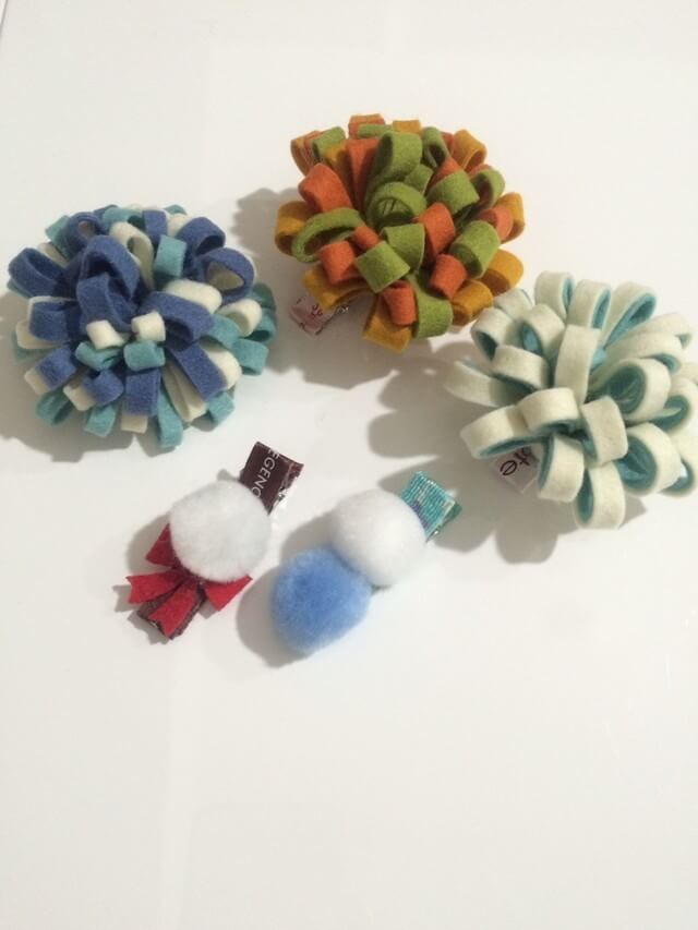 手作りヘアクリップ,ヘアクリップ,作り方,