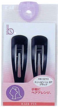 B'S スリーピン LL 2P ブラック,ヘアクリップ,作り方,