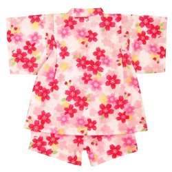 ミキハウス(mikihouse）　桜柄甚平スーツ　赤ちゃんやベビー　12-7502-845　白　120cm,女の子,甚平,人気